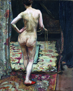 Female Nude from the Back by Max Slevogt