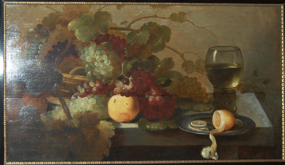Fruit still life with roemer
