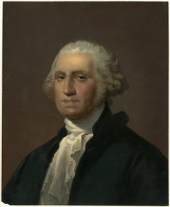 George Washington  (1732-1799), LL.D. 1781, (copy after Gilbert Stuart’s “Atheneum” portrait) by Dominique C Fabronius