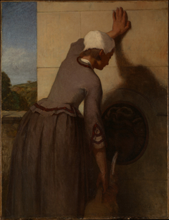 Girl at the Fountain by William Morris Hunt