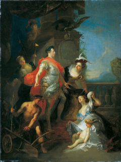 Glorification of Emperor Joseph II. by Franz Anton Maulbertsch