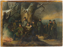 Grand ducal hunting party by Johann Baptist Kirner