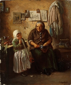 Grandma's Instruction by Vladimir Makovsky