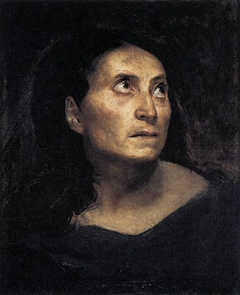 Head of a Woman by Eugène Delacroix