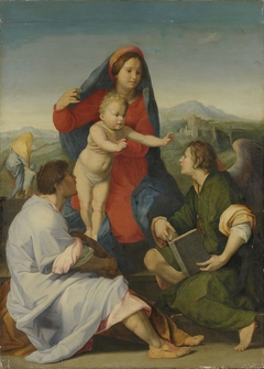 Heilige Familie (Kopie nach) by Andrea del Sarto