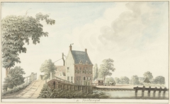 Herberg de Voetangel aan de Utrechtse trekvaart by Hendrik Tavenier