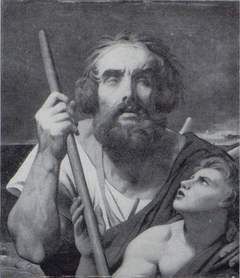 Homère et son guide by Jean-Auguste-Dominique Ingres