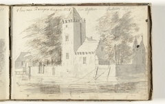 Huis te Ramp of kasteel Rampenbosch te Bergen by Abraham Meyling