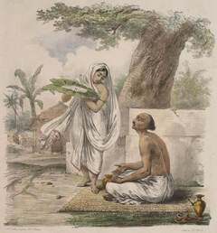 Illustration from Twenty-four plates illustrative of Hindoo and European Manners in Bengal by Sophia Charlotte Belnos