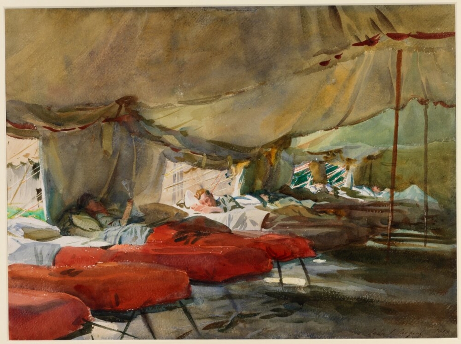 Interior of a Hospital Tent
