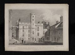 Jacobite Broadside - Interior Quadrangle of the Castle, Edinburgh by Thomas Hosmer Shepherd