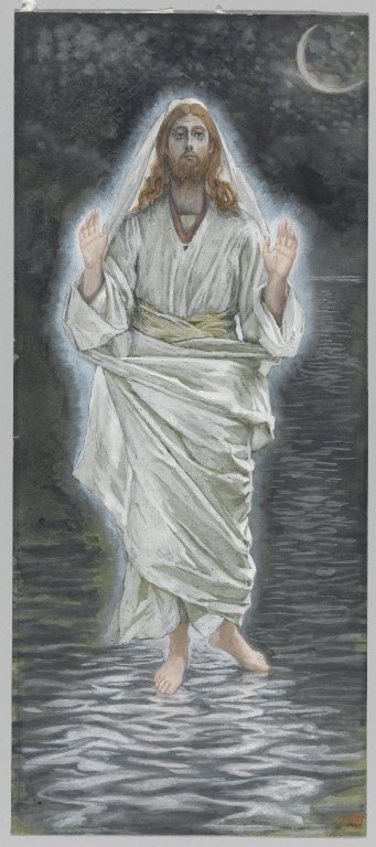 Jesus Walks on the Sea by James Tissot USEUM