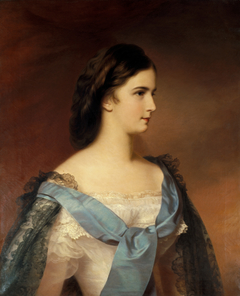 Kaiserin Elisabeth (1837-1898) by Franz Schrotzberg