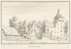 Kasteel Poelwijk te Gendt, in Gelderland by Cornelis Pronk