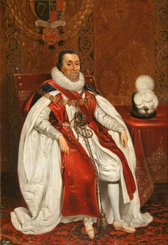 King James I (James VI of Scotland) (1566–1625) in Garter Robes by Anonymous