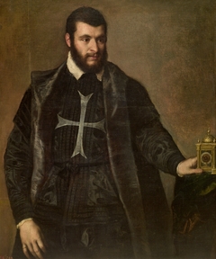 Knight with a Clock by Titian