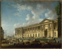 La colonnade du Louvre, nouvellement dégagée