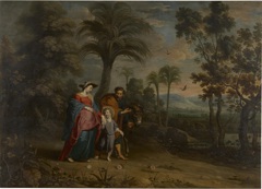 La Huida a Egipto by Willem van Herp (II)
