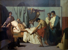 La mort d'un patricien by Eugène Ernest Hillemacher