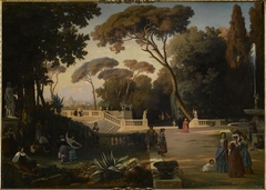 La Villa Pamphili by Antoine Claude Ponthus-Cinier