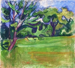 Landscape by Edvard Munch