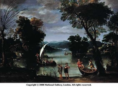 Landscape with a River and Boats