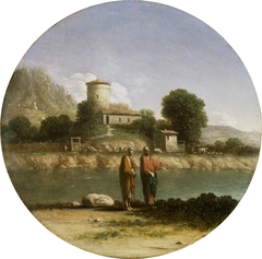 Landscape with Christ and Saint John the Baptist by Goffredo Wals