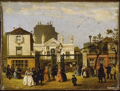 Le théâtre du Luxembourg, dit Bobino, rue de Fleurus, vers 1845. by Anonymous