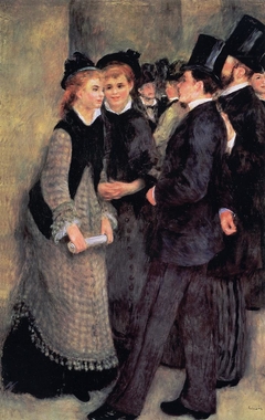 Leaving the Conservatory (La Sortie du conservatoire) by Auguste Renoir