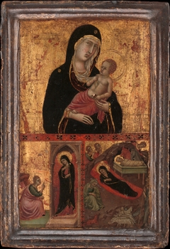Madonna and Child with the Annunciation and the Nativity by Goodhart Master