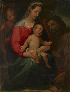 Madonna and Child with the Infant Saint John the Baptist and Saint Francis by Vincenzo Rustici