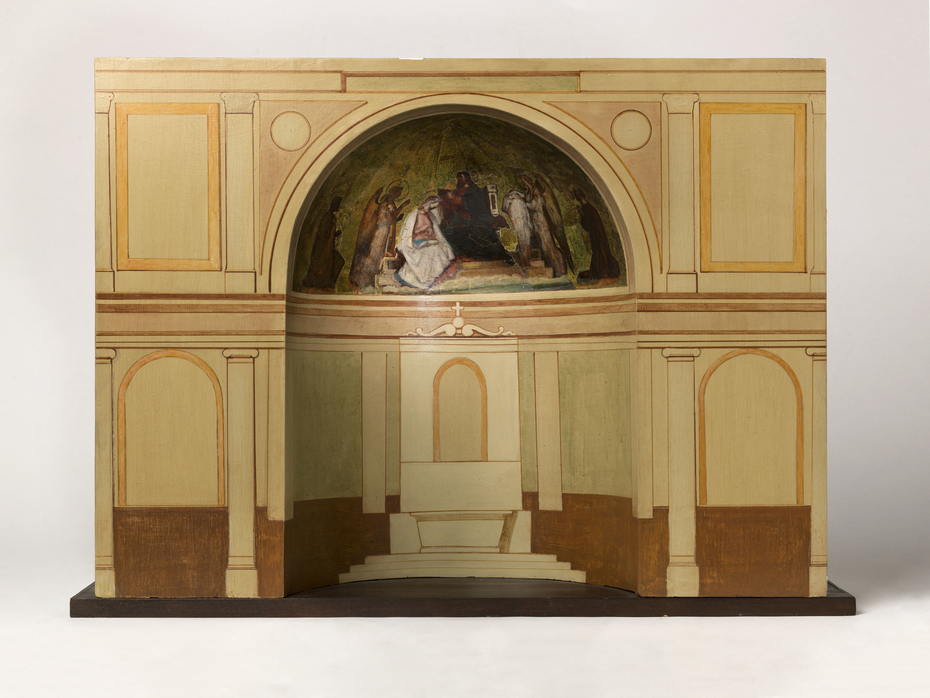 Maquette en forme pour la chapelle de la Vierge de l’église Saint-Philippe-du-Roule (troisième esquisse)