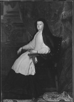 Maria Anna von Österreich, Gemahlin König Philipps IV. von Spanien, als Witwe by Claudio Coello