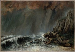 Marine: The Waterspout by Gustave Courbet