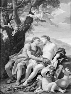 Mars, Venus og Amor by Hendrick Krock