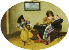 Merry Company in an Interior by Dirck Hals