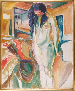 Model by the Wicker Chair by Edvard Munch