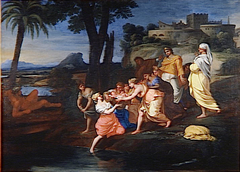 Moïse sauvé des eaux by Thomas Blanchet