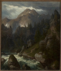 Mount Pyszna in the Tatra Mountains by Alfred Schouppé