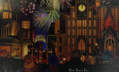 New Year's Eve - Illustration from Look-Alikes Christmas by Joan Steiner