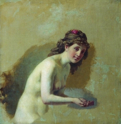 Nude; Washing by Fyodor Bronnikov