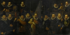 Officers and other Marksmen of the III District in Amsterdam Led by Captain Jacob Gerritsz Hoyngh and Lieutenant Nanningh Florisz Cloeck (The Company of Captain Jacob Gz. Hoing and of Lieutenant Nanning Florisz. Cloeck in 1616)
