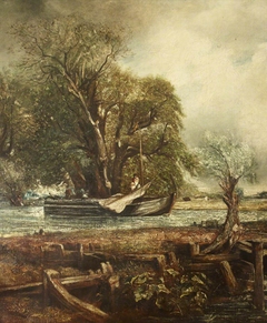 Part of ‘The Leaping Horse’ by after John Constable