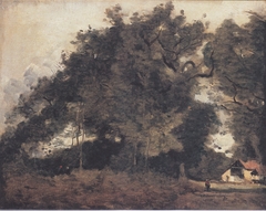 Passiance, près Saint-Avit by Jean-Baptiste-Camille Corot
