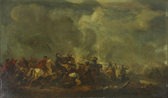 Poles in the battle against the Swedes by Philips Wouwerman