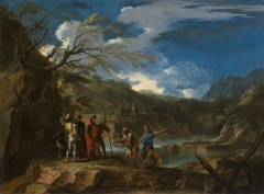 Polycrates and the Fisherman by Salvator Rosa