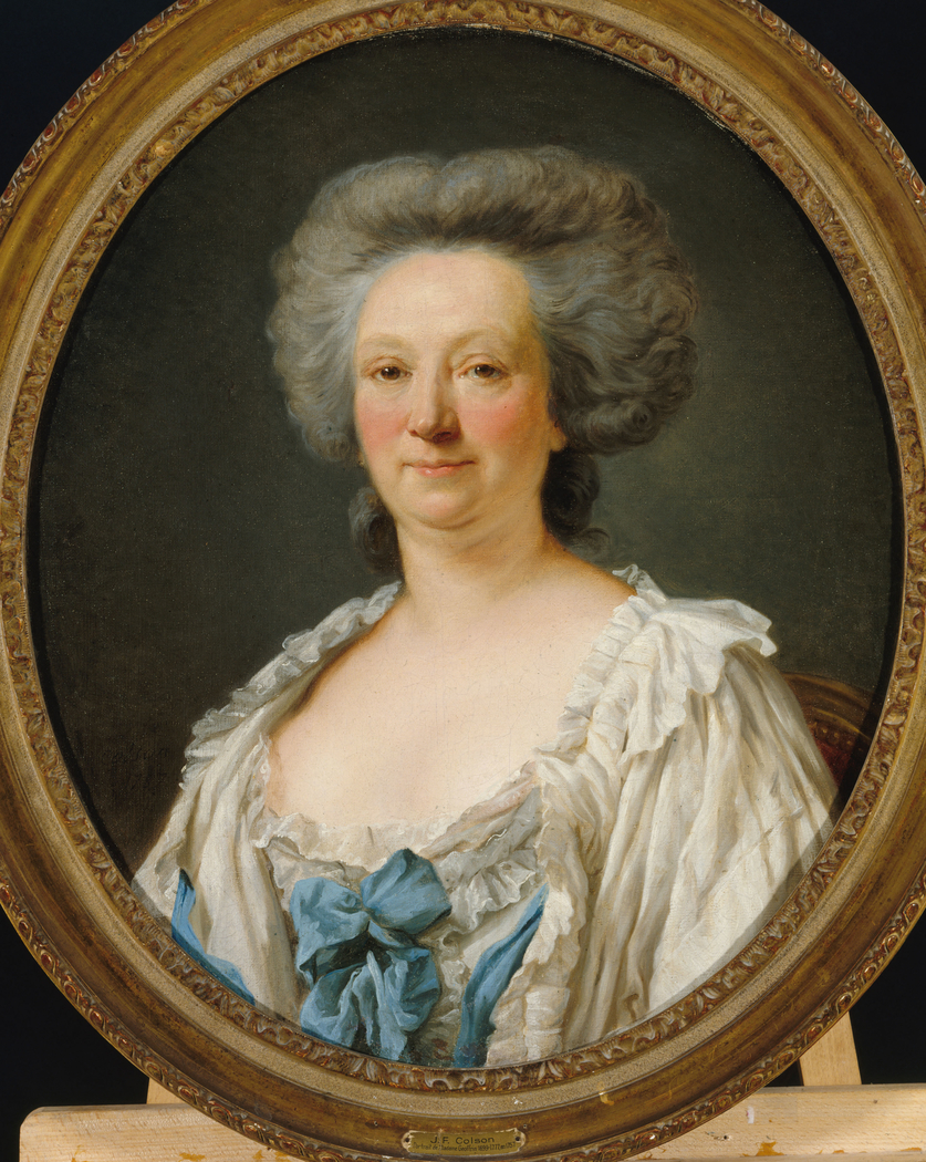 "Portrait De Femme Autrefois Identifiée Comme Mme Geoffrin" Jean ...