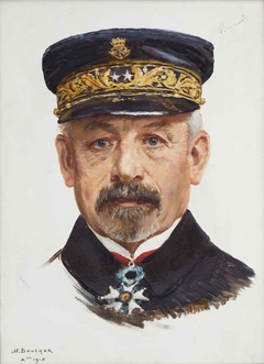 Portrait de l'amiral Ronarc'h by Joseph-Félix Bouchor