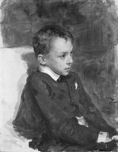 Portrait of a Boy by Ilya Repin
