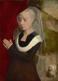 Portrait of a Female Donor by Attributed to Hans Memling